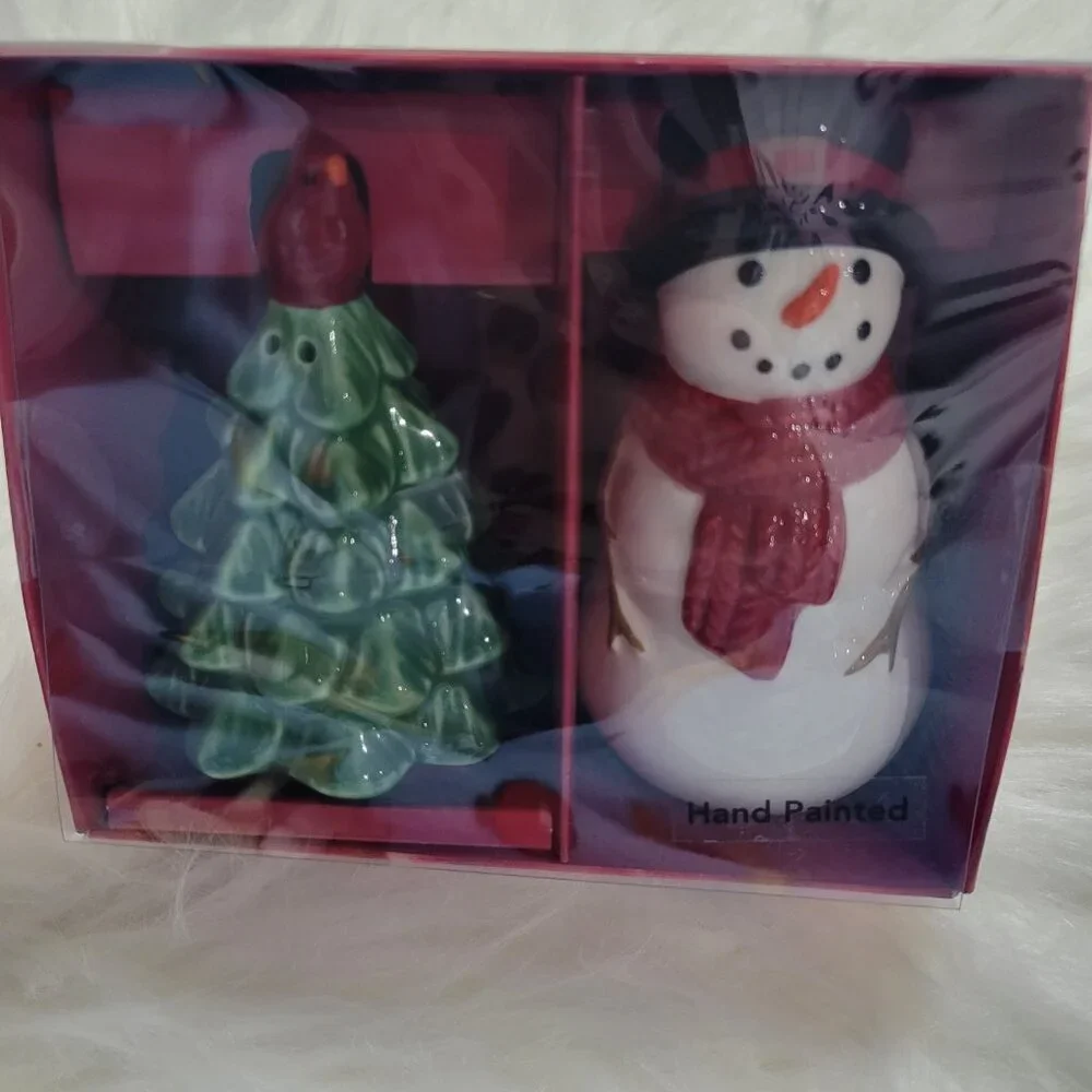 St. Nicholas Square Winter Salt & Pepper Shaker Set